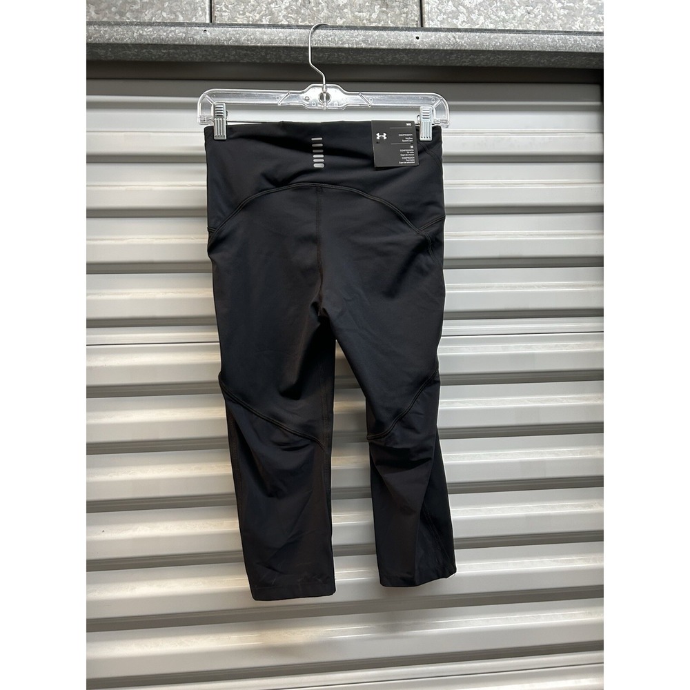 NWT Under Armour Womens Compression Pants Heat Gear Black Medium - Picture 2 of 11